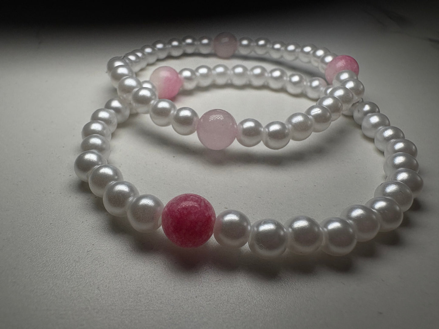 The Serenity Pearl & Rose Quartz Bracelet