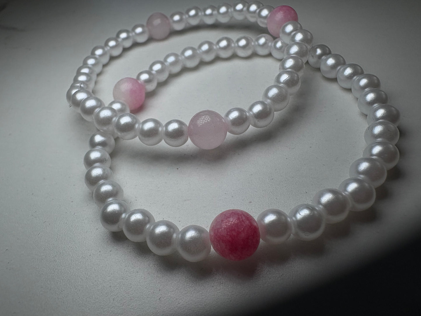 The Serenity Pearl & Rose Quartz Bracelet