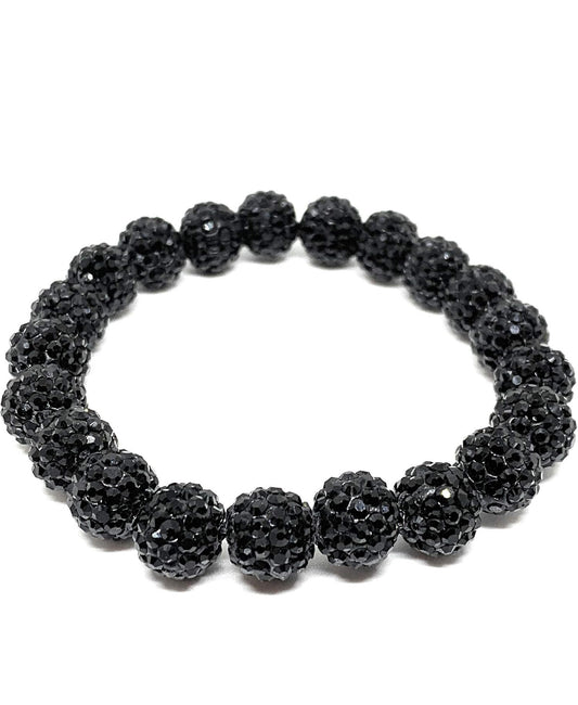 Black Rhinestones Bead
